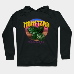 Metal Monstera Plant Hoodie